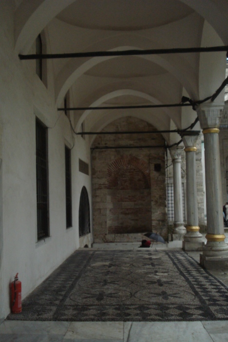 Topkapi palata - Trem ispred Osvajačevog paviljona - Topkapi Palace - Three front of the Mehmed II the Conqueror pavilion